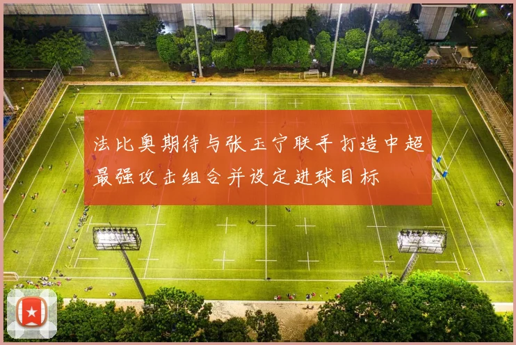 法比奥期待与张玉宁联手打造中超最强攻击组合并设定进球目标